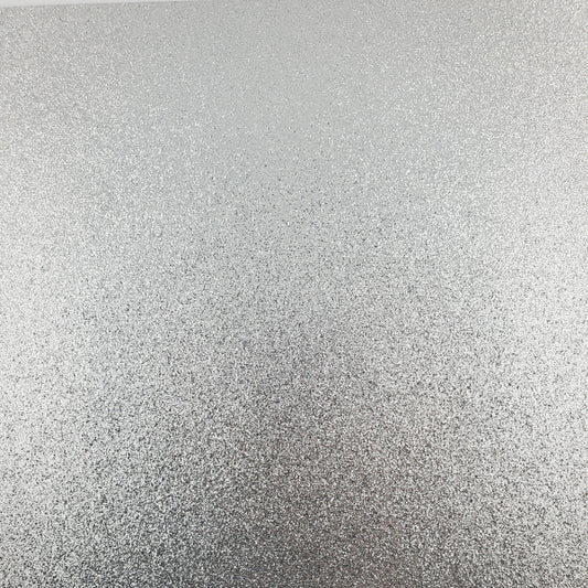 Silver Glitter Cardstock